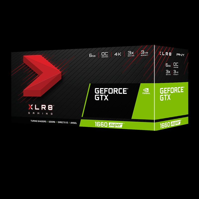 PNY GeForce GTX 1660 SUPER 6GB XLR8 Gaming Overclocked Edition
