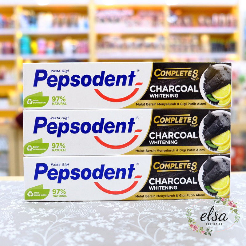 Pepsodent Charcoal Whitening 160gr