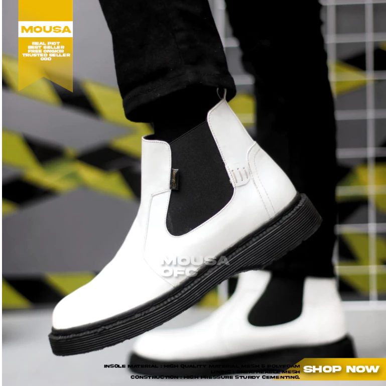 Sepatu Docmart Boots Pria Formal Kulit Asli Pria