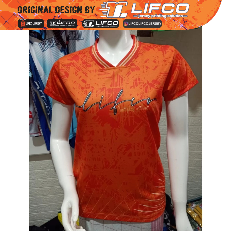 LIFCO ORIGINAL TRAIN CEWEK ORANGE (JERSEY CEWEK)