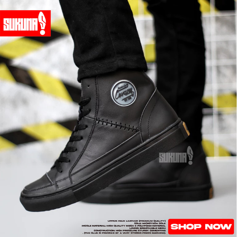 Sepatu Casual Formal Kulit Asli Oxford Pria - DANTE HIGH