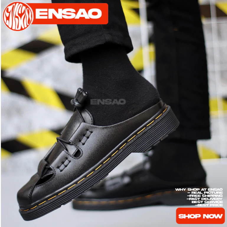 Sepatu Sandal Docmart Casual Slop Pria