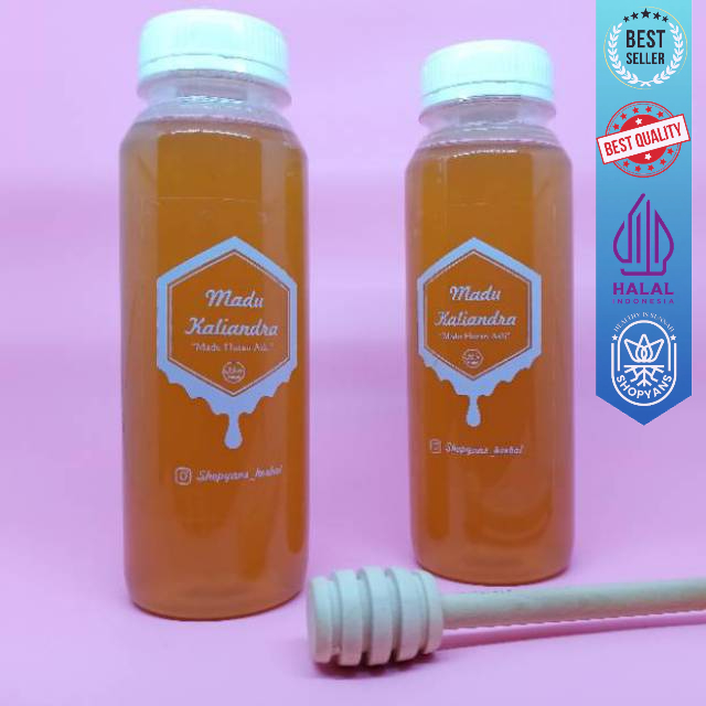 

Madu Kaliandra Raw Honey Murni 350gram free sendok madu