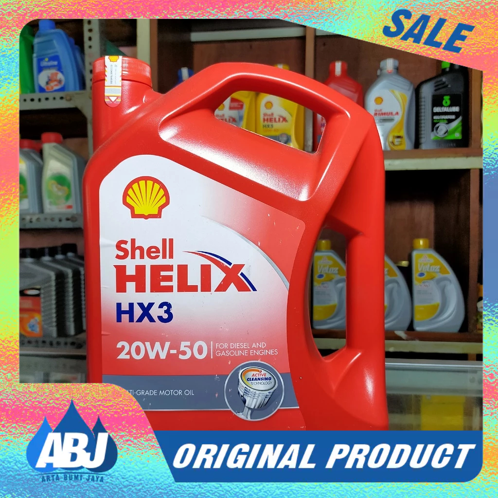 Oli Mobil Shell Helix HX3 4Liter