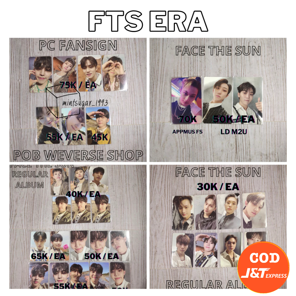 [ INCLUDE PACKING ] [ READY STOCK OFFICIAL ] PHOTOCARD SEVENTEEN REGULAR ALBUM / LD Lucky Draw FANSI