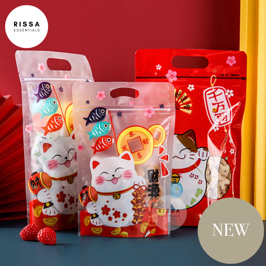 

[ISI 25 ATAU 50 LEMBAR] IMLEK CNY CHRISTMAS NATAL Plastik Klip Standing Pouch Ziplock Motif Lucu Tahun Baru New Year Zipper Bag Motif Cookies Bag Packing Kemasan Plastik Mini Coklat Permen Souvenir Aksesoris Kemasan Plastik Zipper Rissa Essentials