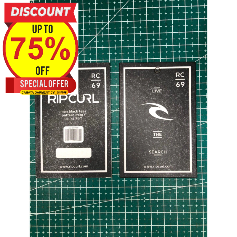 

RIPCURL TAG HANGTAG SUPER PREMIUM CO 1X DIKIRIM 600PCS