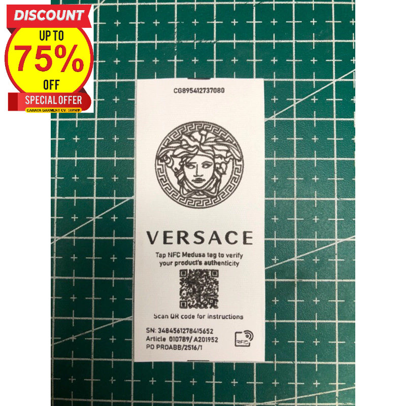 

VERSACE TAG WASH SUPER PREMIUM CO 1X DIKIRIM 600PCS
