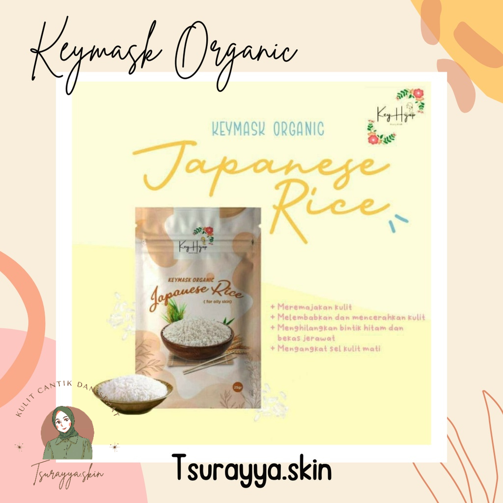 ORI 100% by KEYHIJUP / KEYMASK ORGANIC 25G // MASKER BUBUK BY KEYHIJUP