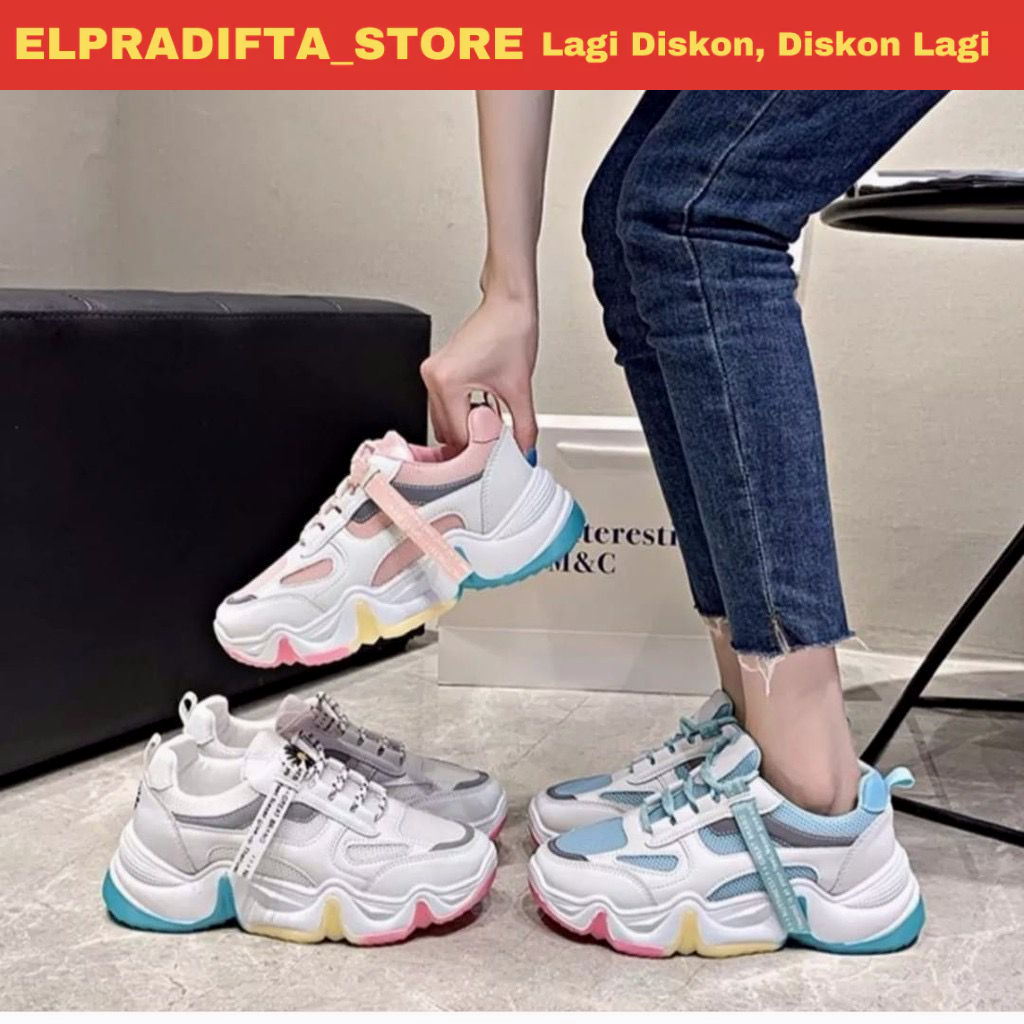 Kartobi_shoes11 SEPATU JINTU RAINBOW KOREAN STYLE IMPORT TERMURAH