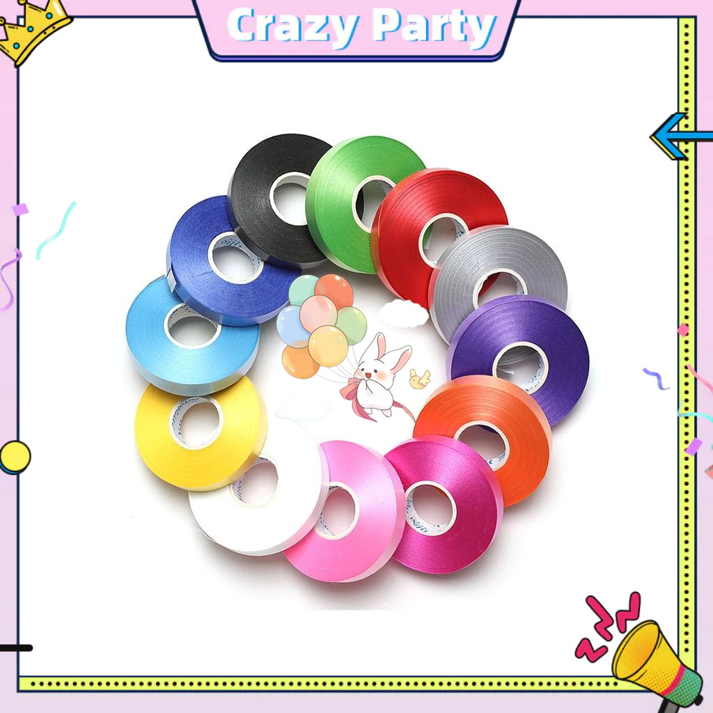 

✨5m Pita Balon/Pita Serut /Pita Ribbon /Curly Ribbon/Dekorasi Ulang Tahun/Roll Kecil✨