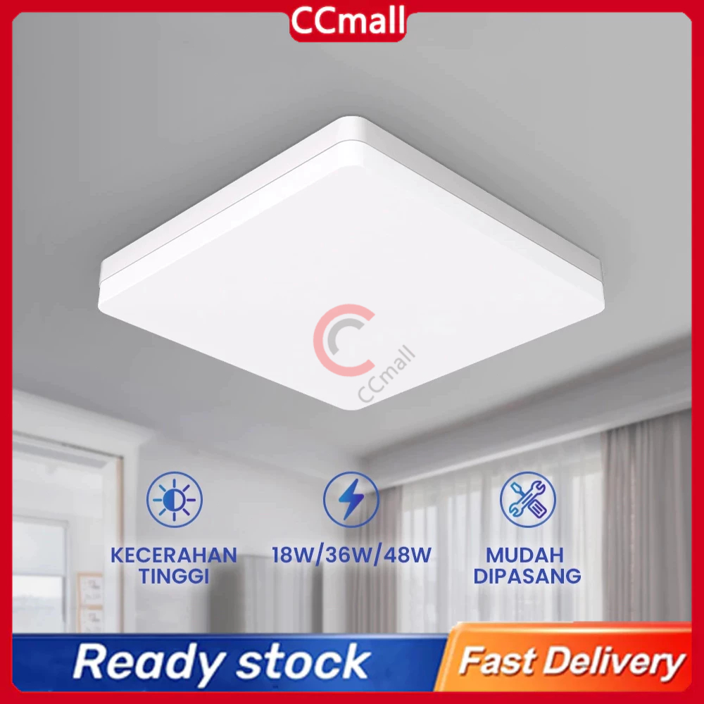 Lampu LED Plafon 48W 36W 18W Lampu Plafon Minimalis Lampu Kotak Lampu Ruang Tamu Lampu Kamar Lampu K