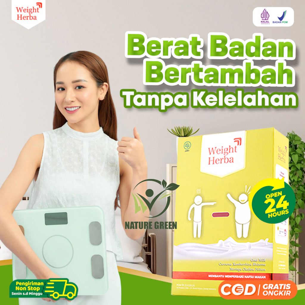 

Weight Herba – Susu Penambah Berat Badan Dengan Kadar Gula Rendah Menambah Asupan Kalori 200gr