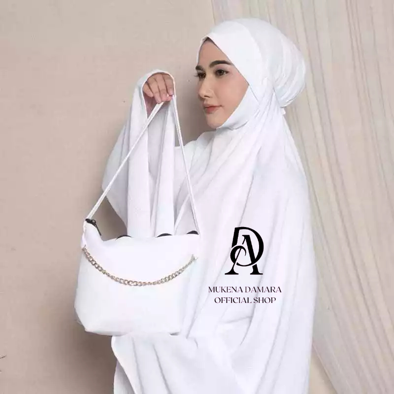 COD MUKENA DEWASA KHADIJAH CRINKLE  AIRFLOW PREMIUM MENUTUP DAGU (TELEKUNG MALAYSIA)