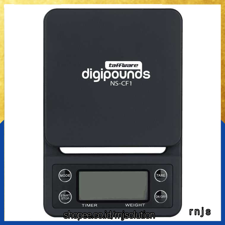 Digipounds Timer Timbangan Digital 3kg Dapur Kue Emas Elektrik Taffware Digipounds Bagus Presisi Ori