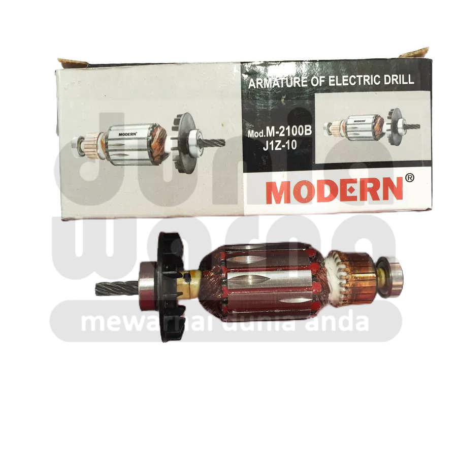 MODERN M 2100 C/M2100C/M2100 Armature/Angker/Rotor Mesin Bor 10mm