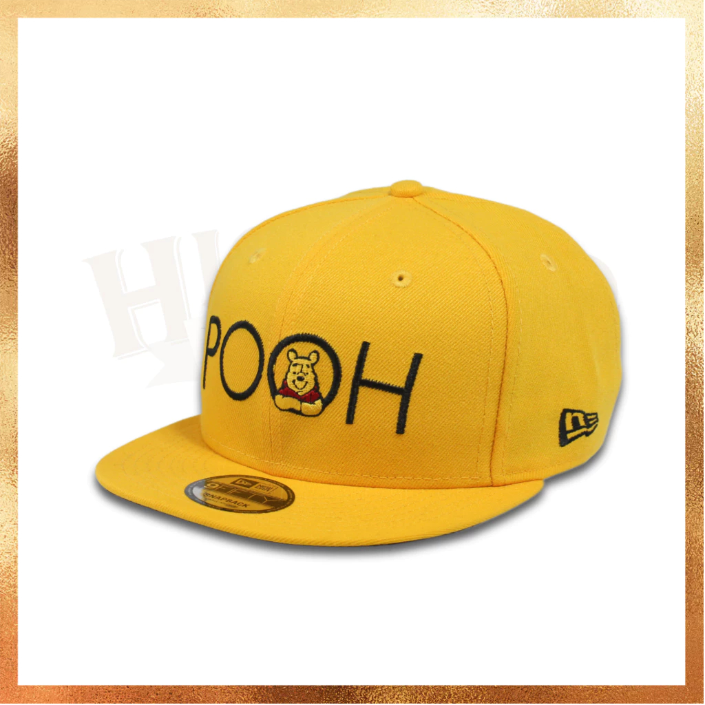 READY STOCK Topi New Era x Disney Winnie The Pooh Collab Yellow 9FIFTY Snapback 100% Original