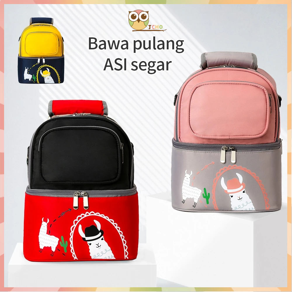 JCHO tas susu bayi ransel tas bayi multifungsi  tas asi cooler bag