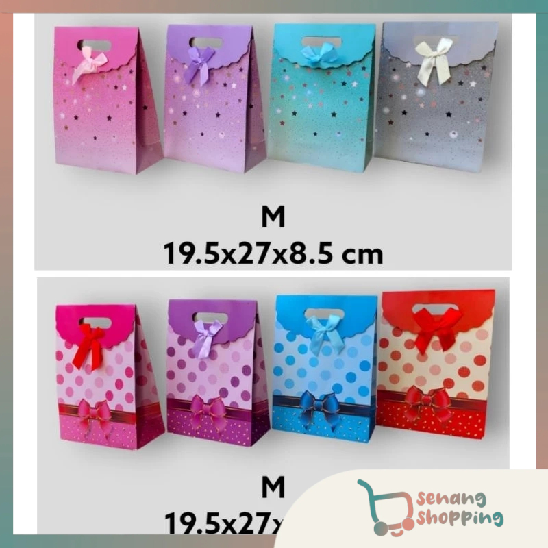 

PAPERBAG TUTUP PITA/TAS KADO/PAPERBAG PLUS PEREKAT/TAS KERTAS 714M