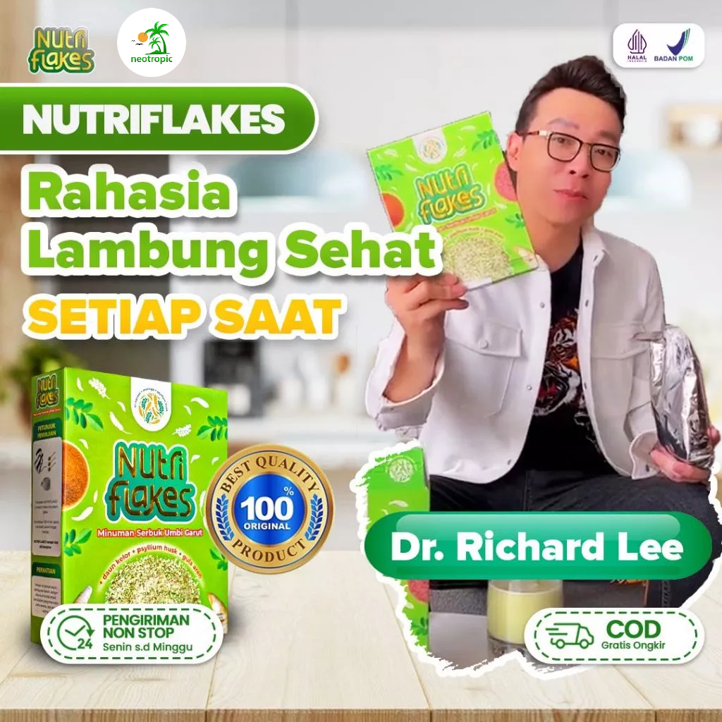 

Nutriflakes Sereal - Cereal Ekstrak Daun Kelor Umbi Garut Solusi Atasi Asam Lambung Maag Akut Diabetes Suplemen Makanan Diet Tingkatkan Antibody Imunitas Tubuh Isi 280gr Neotropic.id