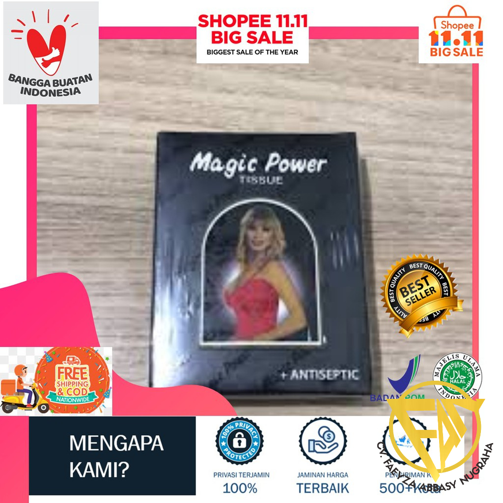 ( COD ) Tisu Magic Power Original Aman