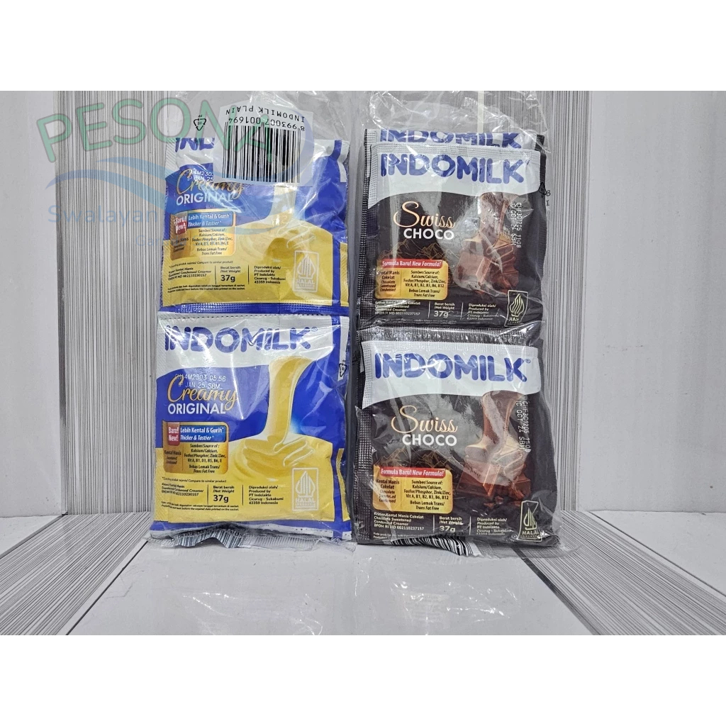 

Indomilk Kental Manis Sachet 37gx6pcs Putih / Coklat