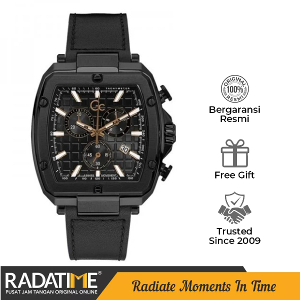 Jam Tangan Pria Guess Collection Gc Spirit Tonneau 100% Original Y83003G2MF