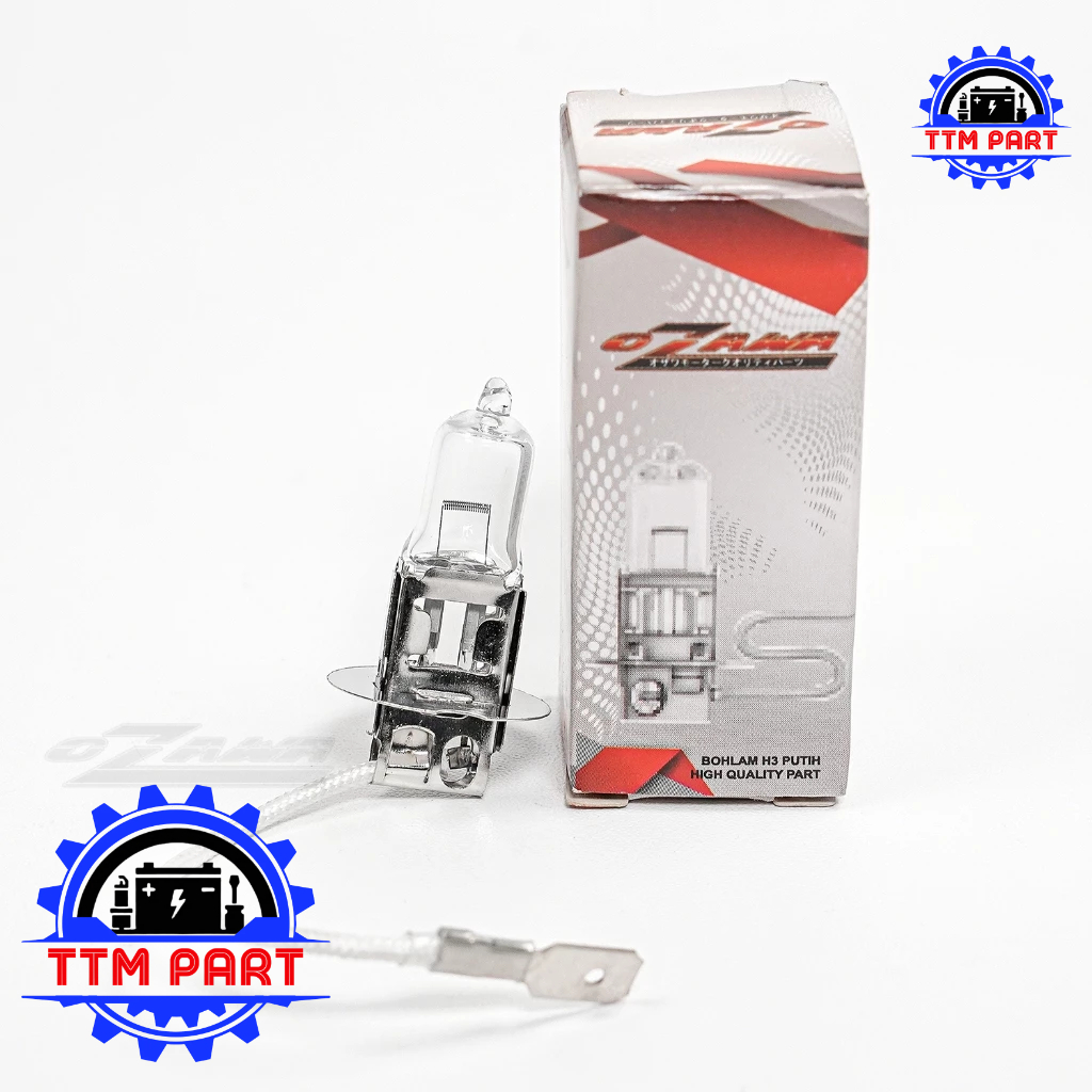 BOHLAM H3 PUTIH 12V 55W ISI 1 PCS OZAWA