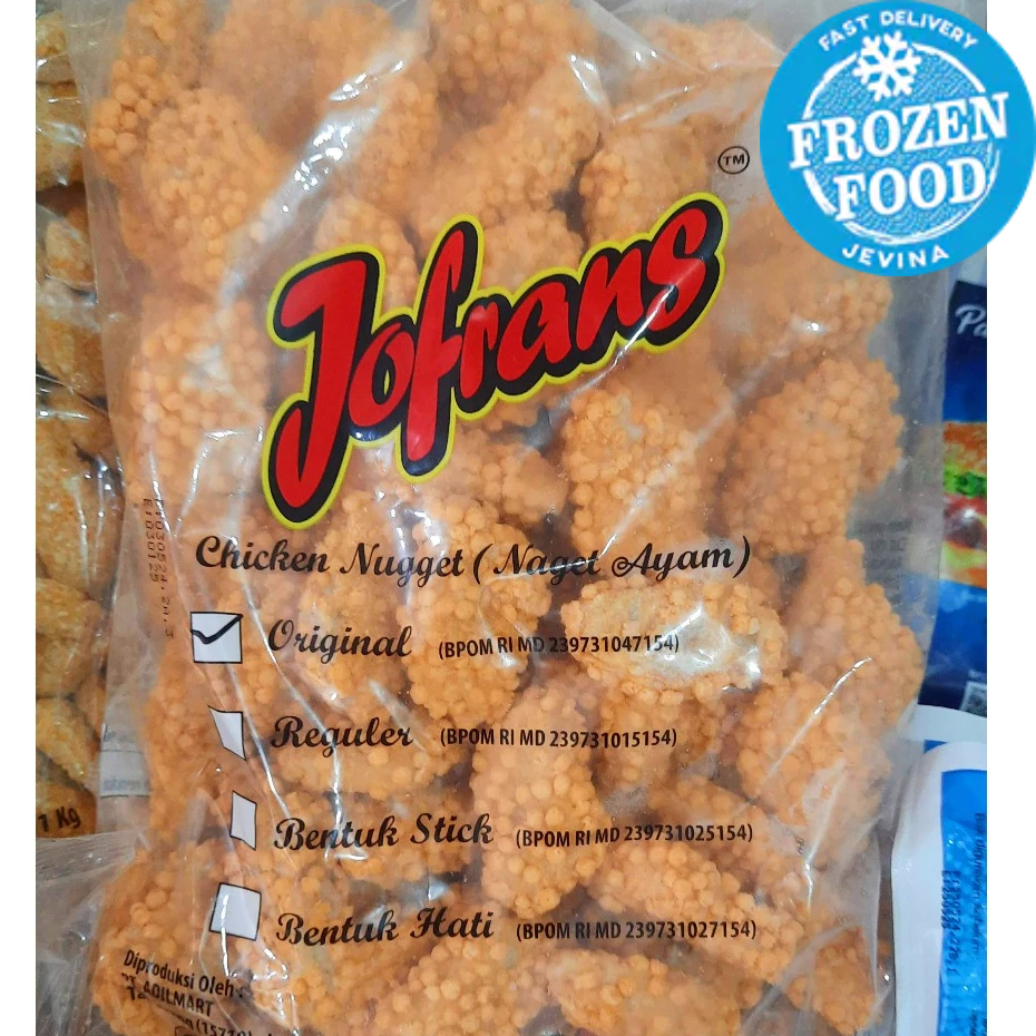 

Jofrans Crispy Chicken Nuget 1kg