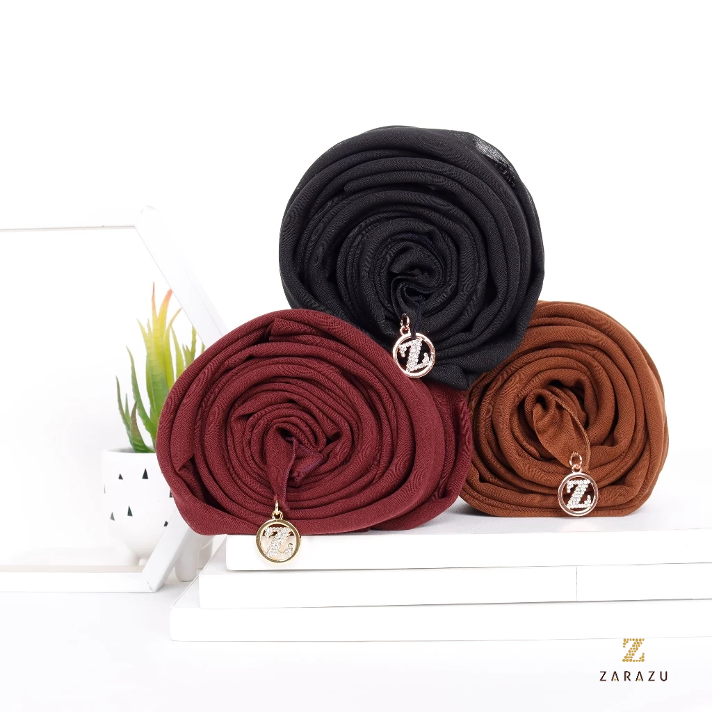 Syahrini Scarves - Donna Scarf Paris Japan Premium by Zarazu [Dark Series]