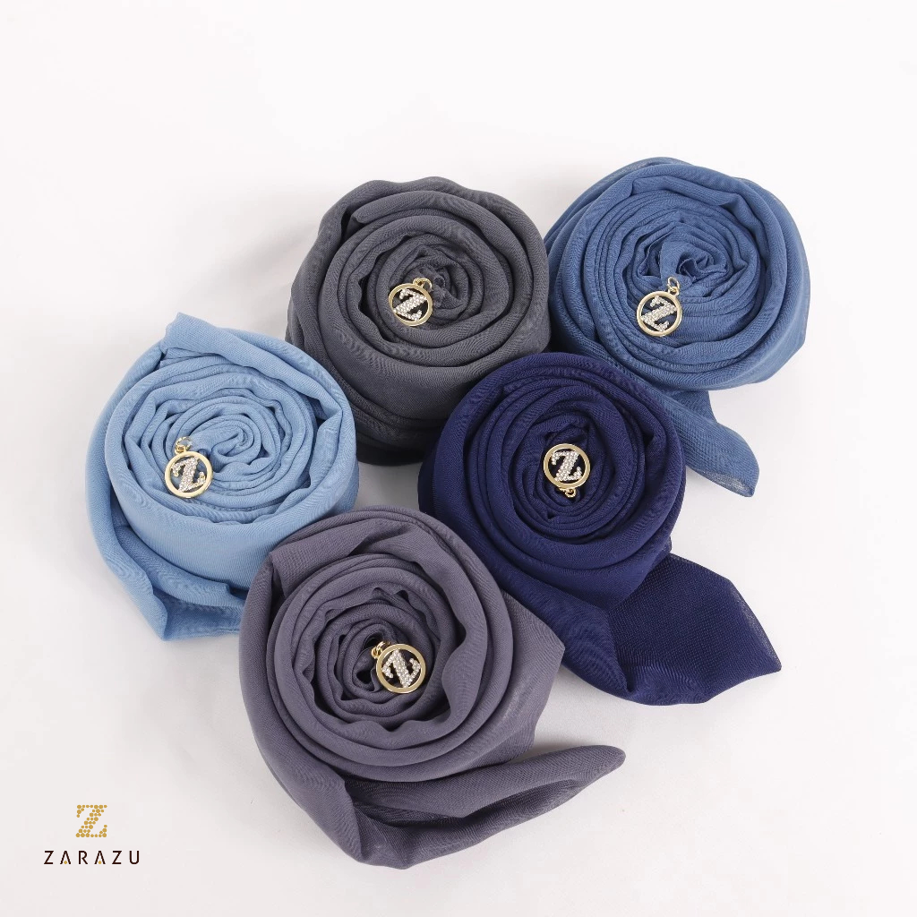 Syahrini Scarves - Donna Scarf Paris Japan Premium by Zarazu [Dark Series]