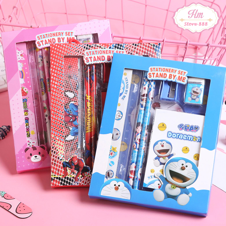 

HM - Set Alat Tulis Pensil Set 6 In 1 / Stationery Set/ Paket Perlengkapan Alat Tulis Anak Sekolah