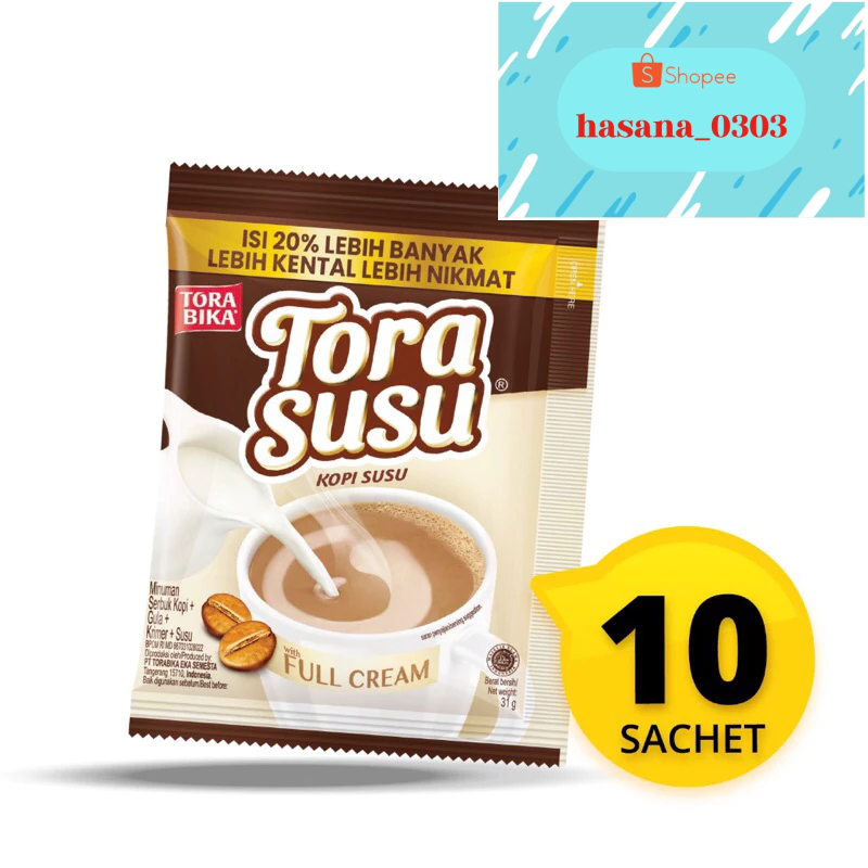 

Tora Susu 1Renteng isi 10Sachet