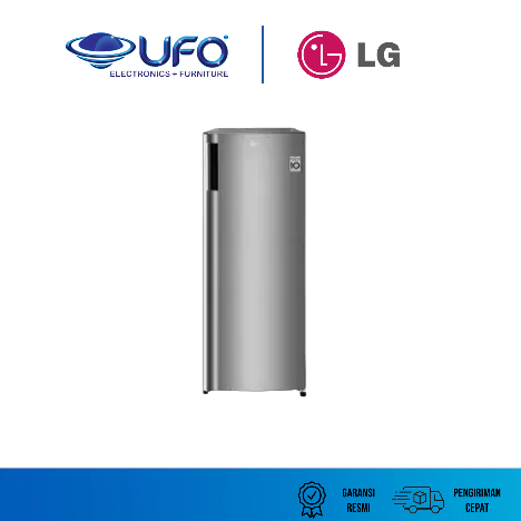 LG Kulkas Freezer Smart Inverter 1 Pintu 171L GNINV304SL
