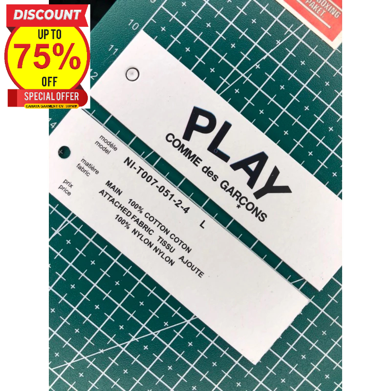 

CDG PLAY TAG SUPER PREMIUM CO 1X DI KIRIM 600PCS