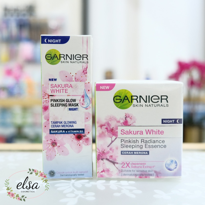 Garnier Sakura White Pinkish Glow Sleeping Mask