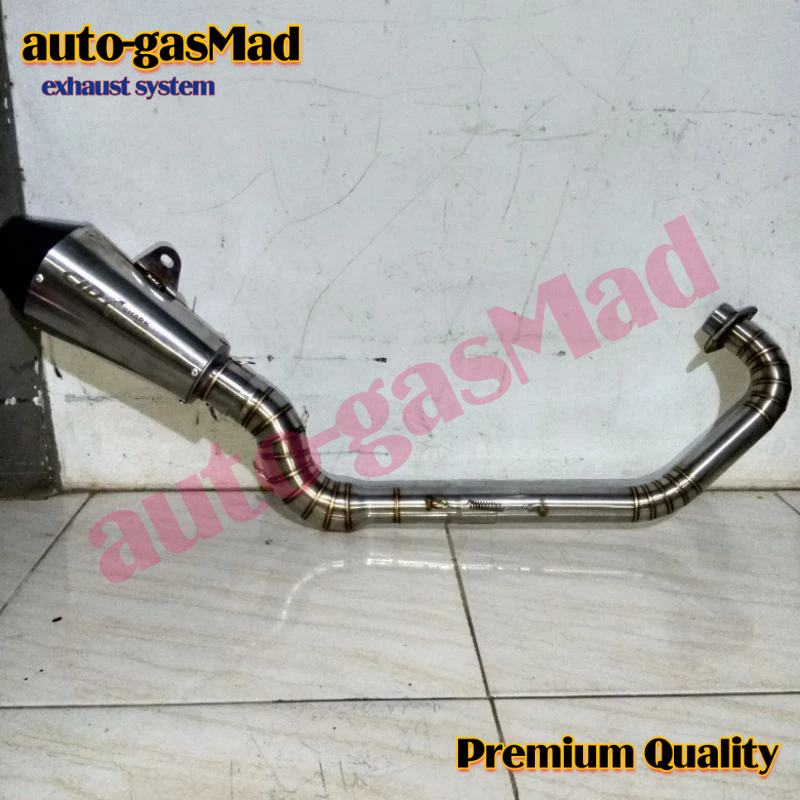 Knalpot Cld Shark Racing Motor Mx King Sonic Supra Gtr150 Satria Fu Mx135