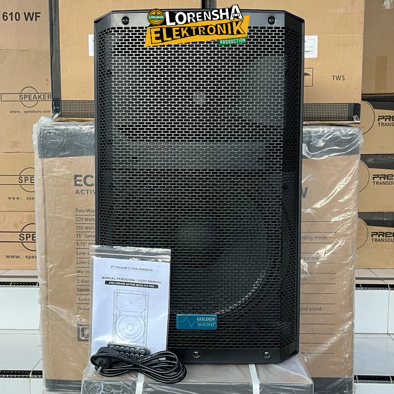 Speaker Aktif 15 Inch ECA 115 PRO GOLDEN SOUND