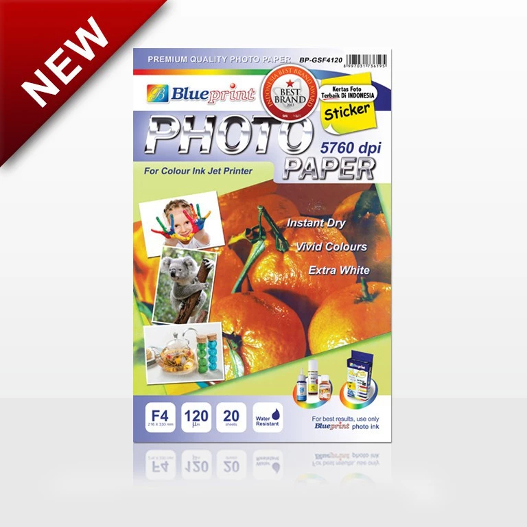 

PT- Kertas Sticker / Sticker Paper BLUEPRINT F4 120 gsm