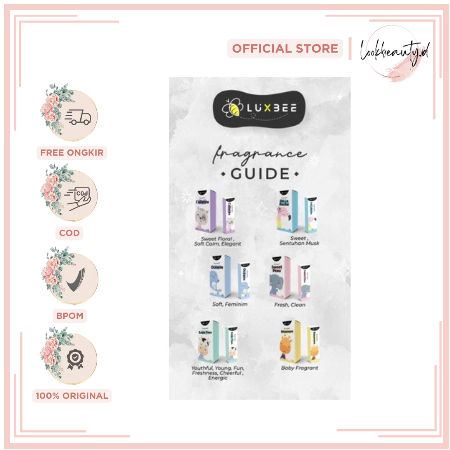 READY ~ Parfum Luxbee Kemasan 6 ml - LAVENA PARFUM 6ML ORIGINAL BPOM - PARFUM INSPIRED