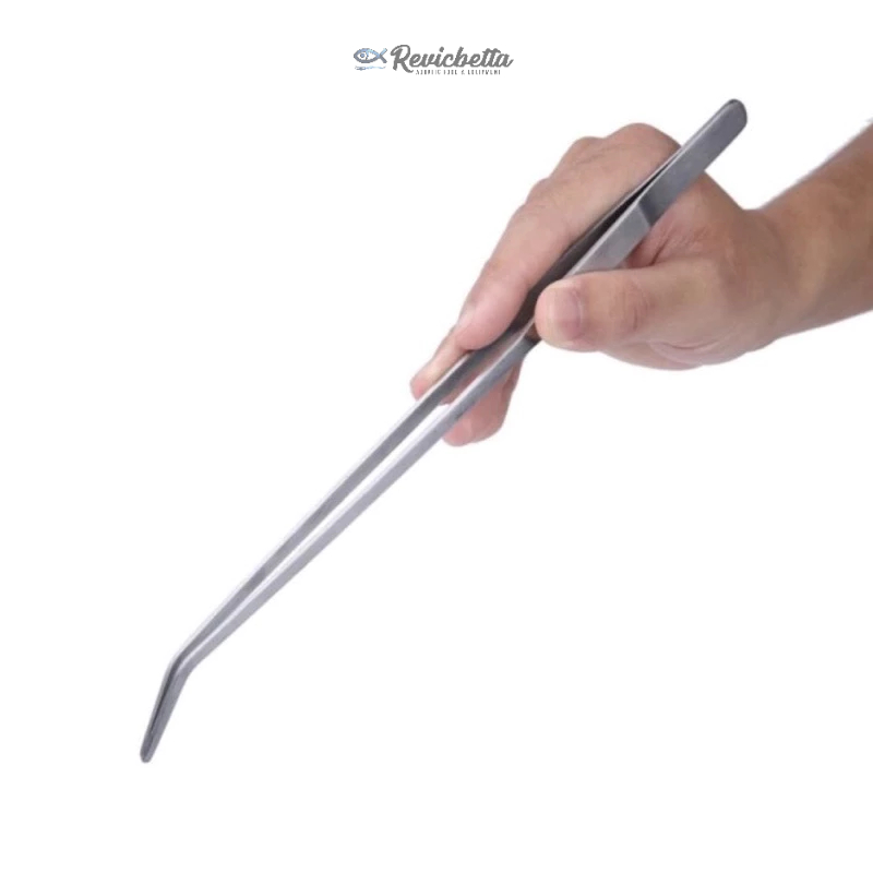 Pinset Bengkok Lurus 18 & 20cm pinset aquascape /alat pakan ikan cupit