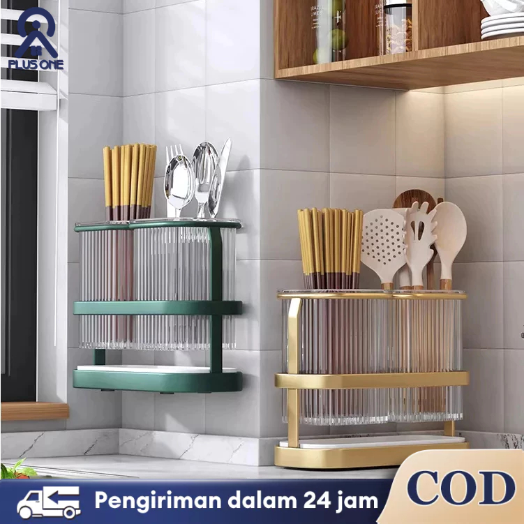 Tempat Sumpit Sendok Garpu Gantung Rak Sendok Dapur Tempat Sendok Garpu Alat Makan Minimalis