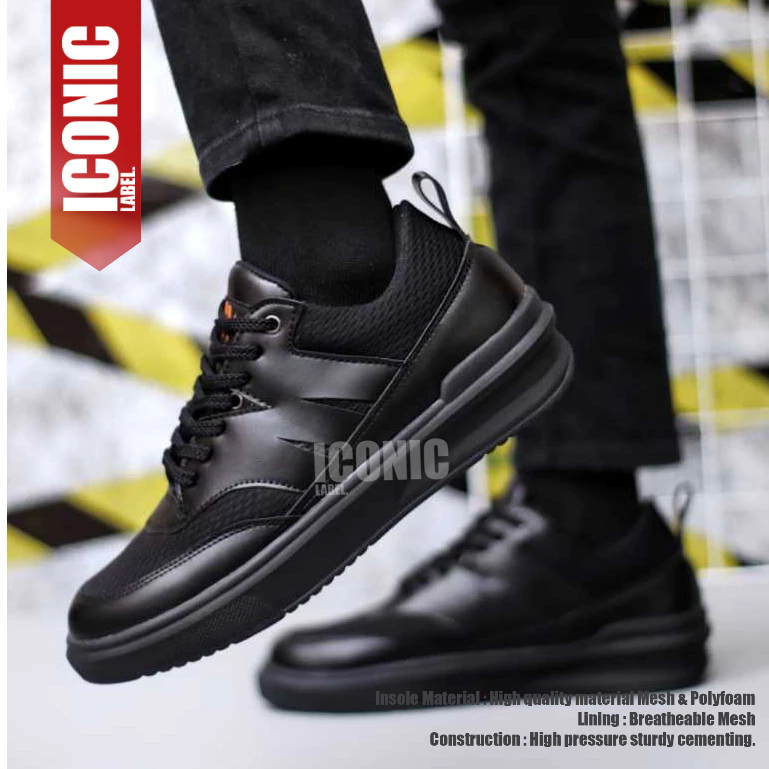 Sepatu Formal Pantofel Pria Hitam Casual Kerja Pdh Sekolah
