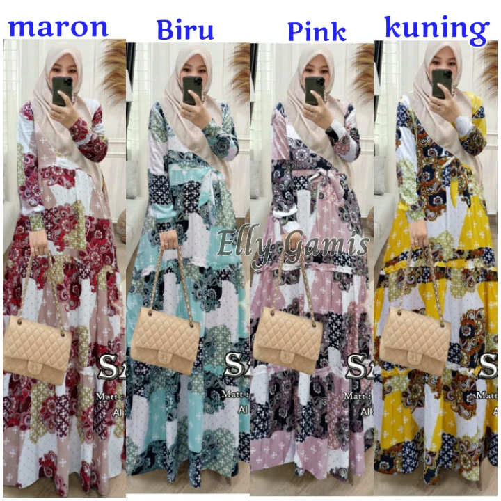 Gamis, Dress, Gamis Terbaru 2023 Lebaran Wanita, Gamis Terbaru, Baju Wanita Kekinian, Gamis Putih