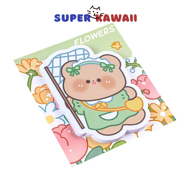 

Super Kawaii - [SK59] Sticky notes animal karakter kartun bentuk binatang jurnal diy motif lucu / sticky note