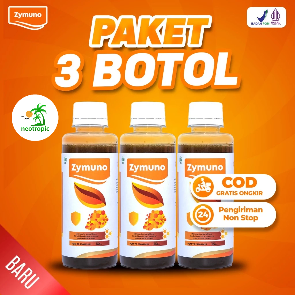 ZYMUNO MADU ORIGINAL PAKET 3 BOX – VITAMIN HERBAL MENINGKATKAN DAYA TAHAN TUBUH MENGOBATI BERBAGAI M