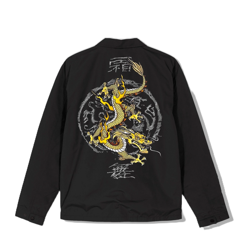 JAKET COACH Black Dragon Terbaru