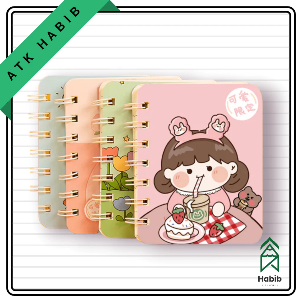 

Notebook Mini Esthetic Catatan Kecil 80 Lembar A7