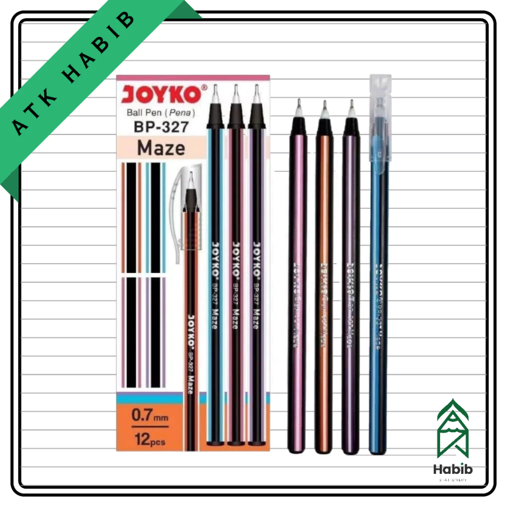

Pulpen Joyko MAZE BP-327 (12pcs)