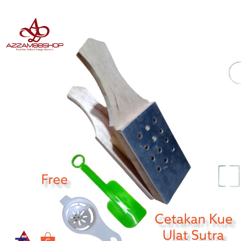 Cetakan Kue Ulat Sutra Akar Kelapa Putu Mayang Gratis Lemet dan Pemisah Kuning Telor